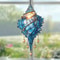 Blue Conch Shell Suncatcher Coastal Window Hanging Decor 1