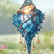 Blue Conch Shell Suncatcher Coastal Window Hanging Decor 2