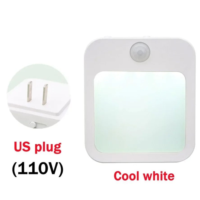 Motion Sensor LED Night Light Dimmable Smart Plug In Lamp 9