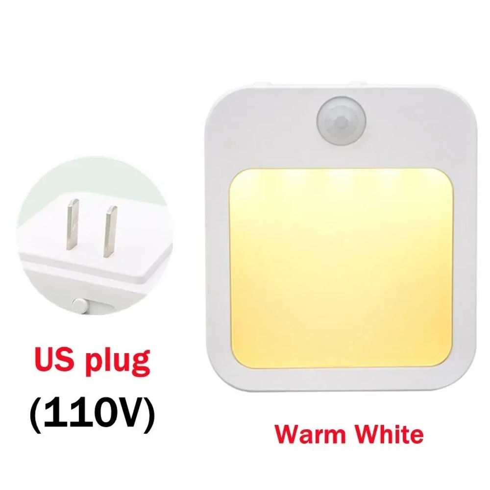 Motion Sensor LED Night Light Dimmable Smart Plug In Lamp 8