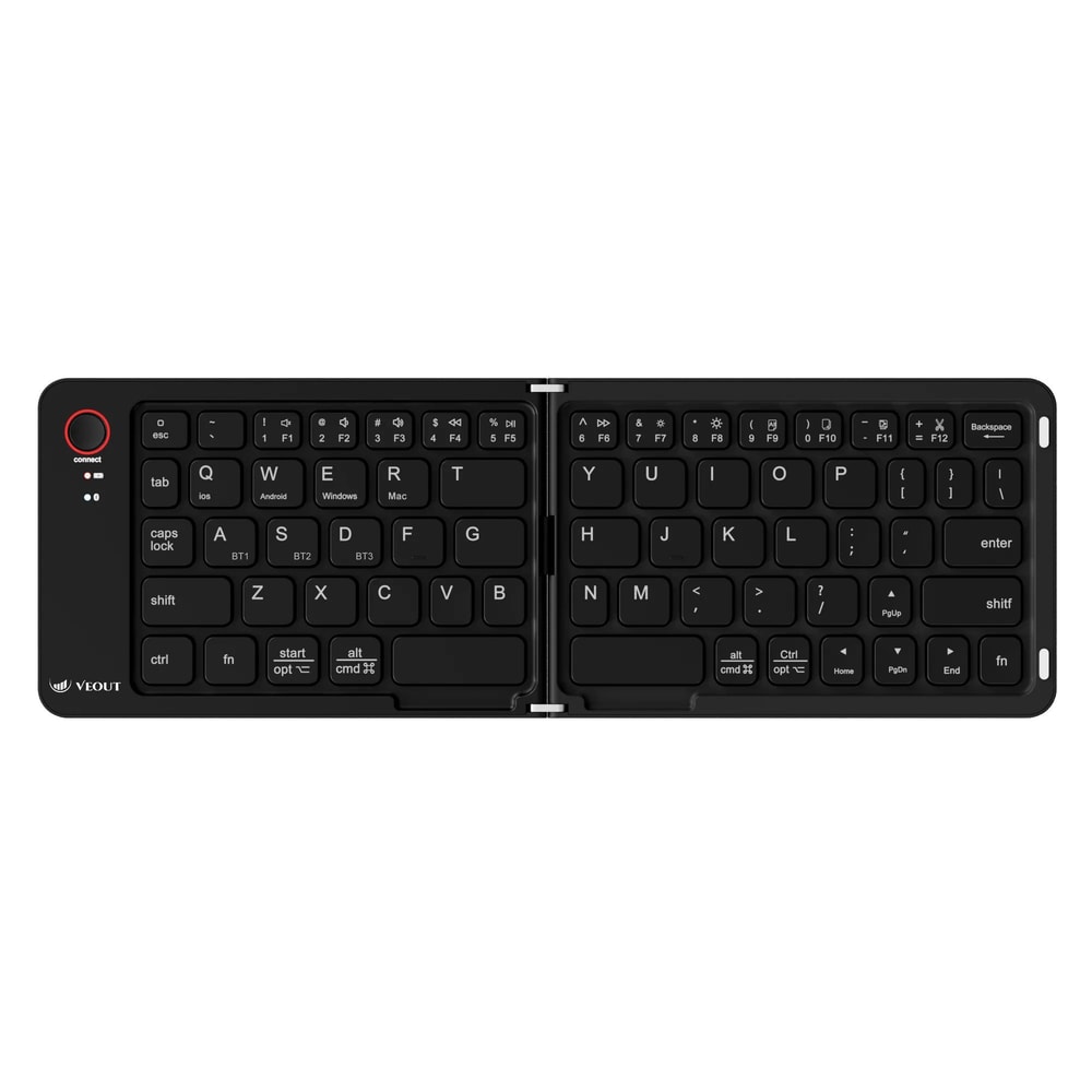 VEOUT E4 Portable Foldable Bluetooth Keyboard For Phone Tablet And Laptop 6