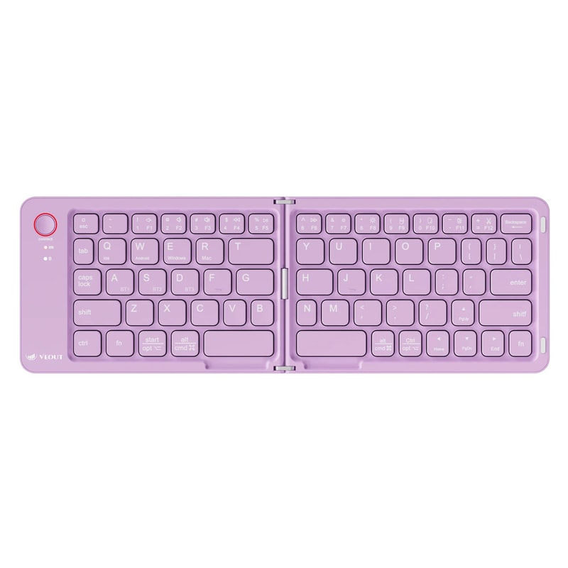 VEOUT E4 Portable Foldable Bluetooth Keyboard For Phone Tablet And Laptop 8