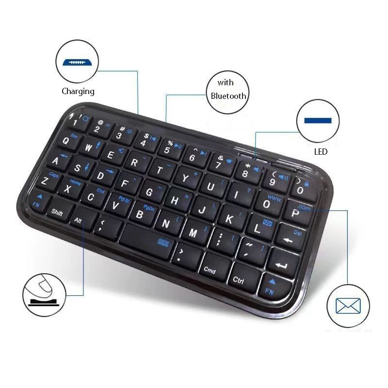 Ultra Portable Bluetooth Keyboard For Phone Tablet And Laptop 2
