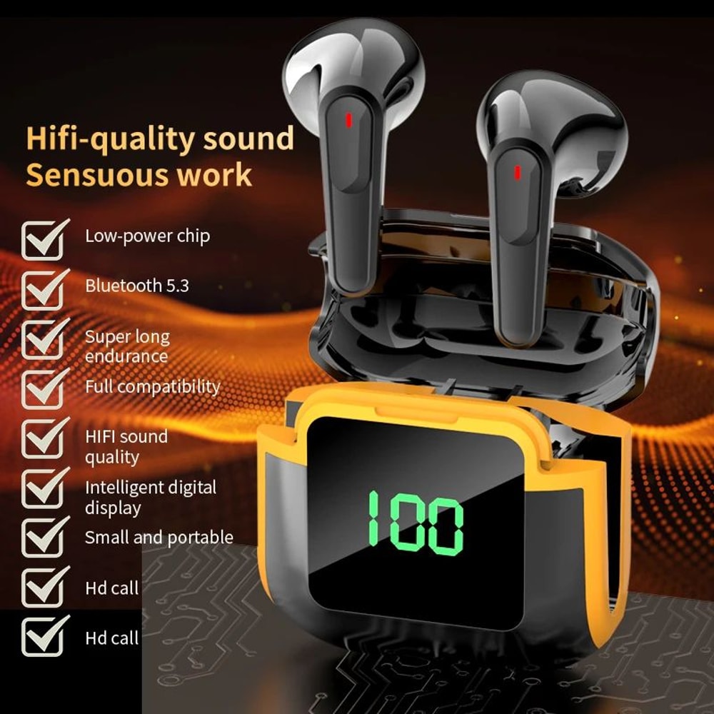 Pro90 Bluetooth Wireless Earbuds With Touch Control And HD Stereo Sound 0