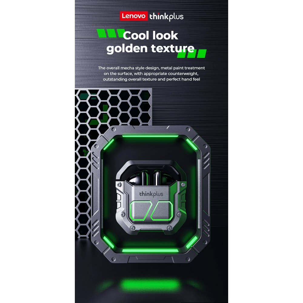 Lenovo XT81 Wireless Bluetooth 53 Earbuds With HiFi Stereo And Gaming Mode 0