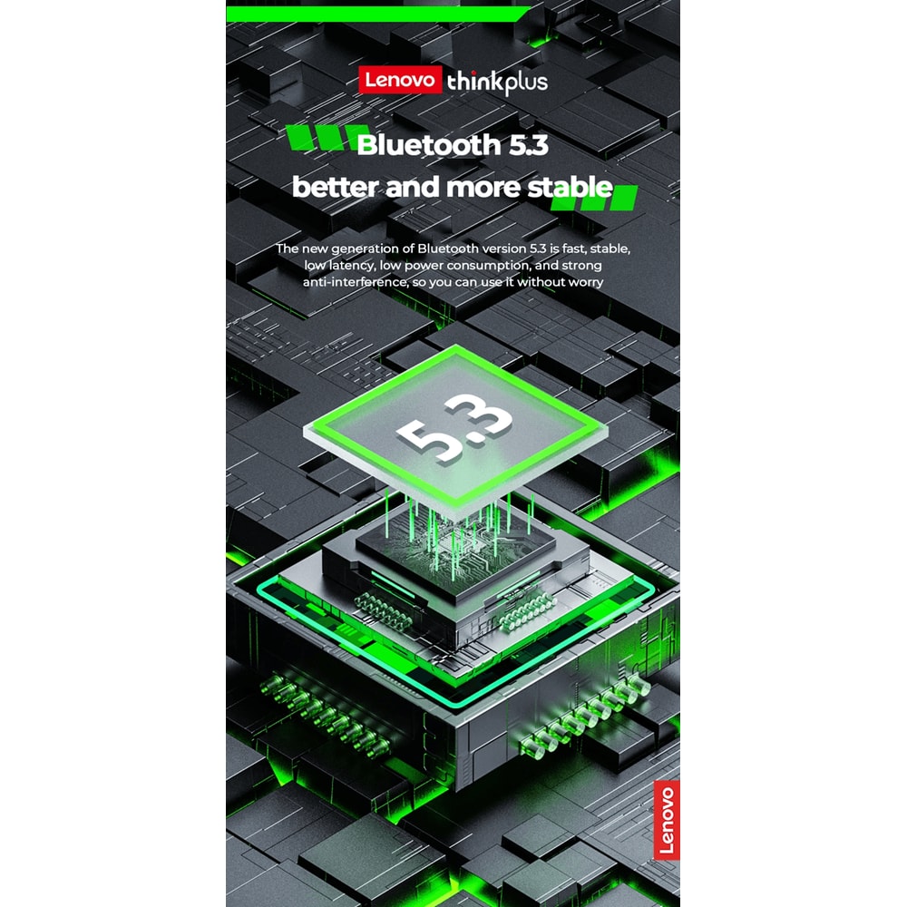 Lenovo XT81 Wireless Bluetooth 53 Earbuds With HiFi Stereo And Gaming Mode 2