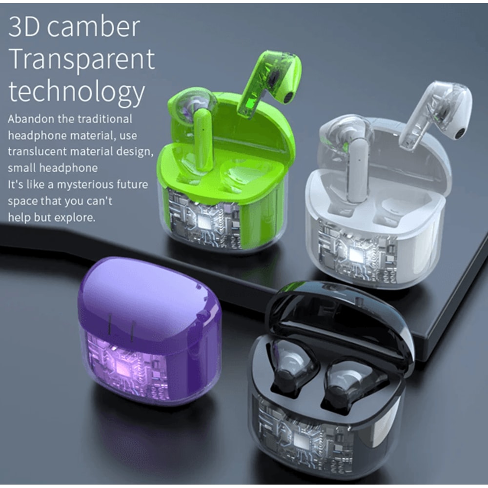 Futuristic Bluetooth 54 Wireless Earbuds With Noise Cancelling And Low Power Design 0