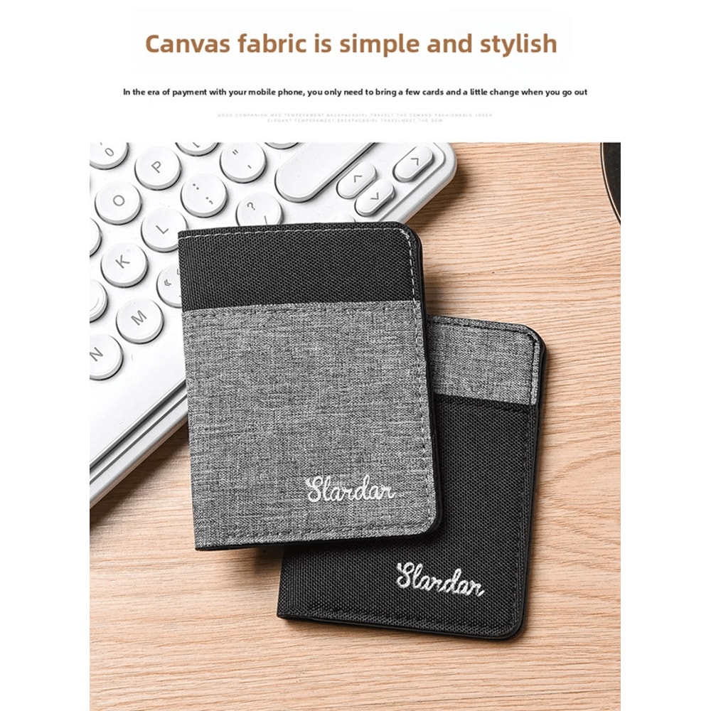 Mens Ultra Thin RFID Blocking Wallet With Card Holder And ID Slot 1