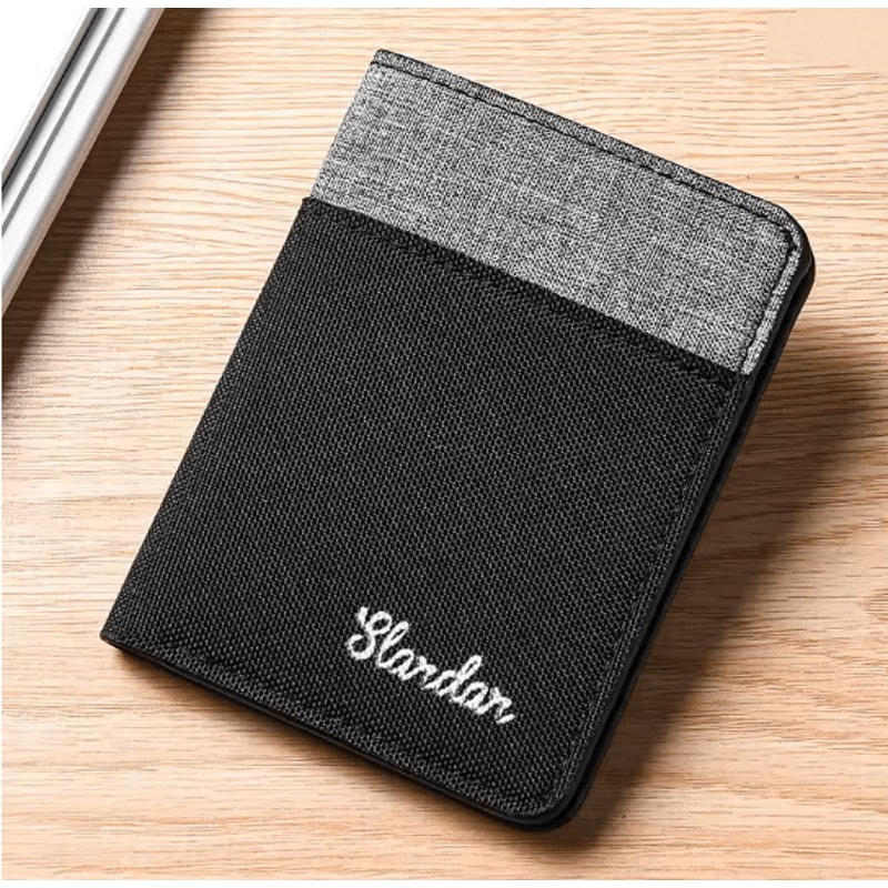 Mens Ultra Thin RFID Blocking Wallet With Card Holder And ID Slot 2