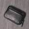 Genuine Leather Mini Zipper Wallet Coin Purse And Key Holder 1