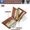 Bullcaptain RFID Blocking Leather Bifold Wallet Slim Mens Card Holder 2