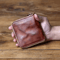 Retro Genuine Leather Coin Purse Wallet With Card Holder And Zipper 5