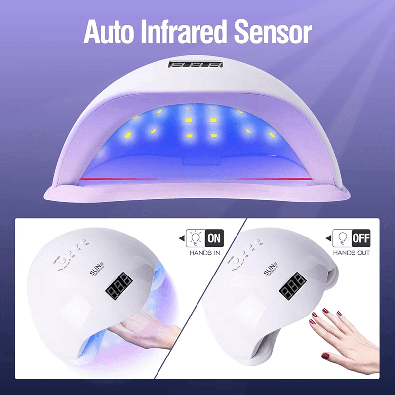Yikoolin SUN5 48W LED UV Nail Lamp Professional Gel Nail Dryer 1