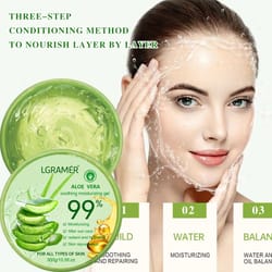 99 percent aloe vera gel moisturizing face and body hydrating skin care gel