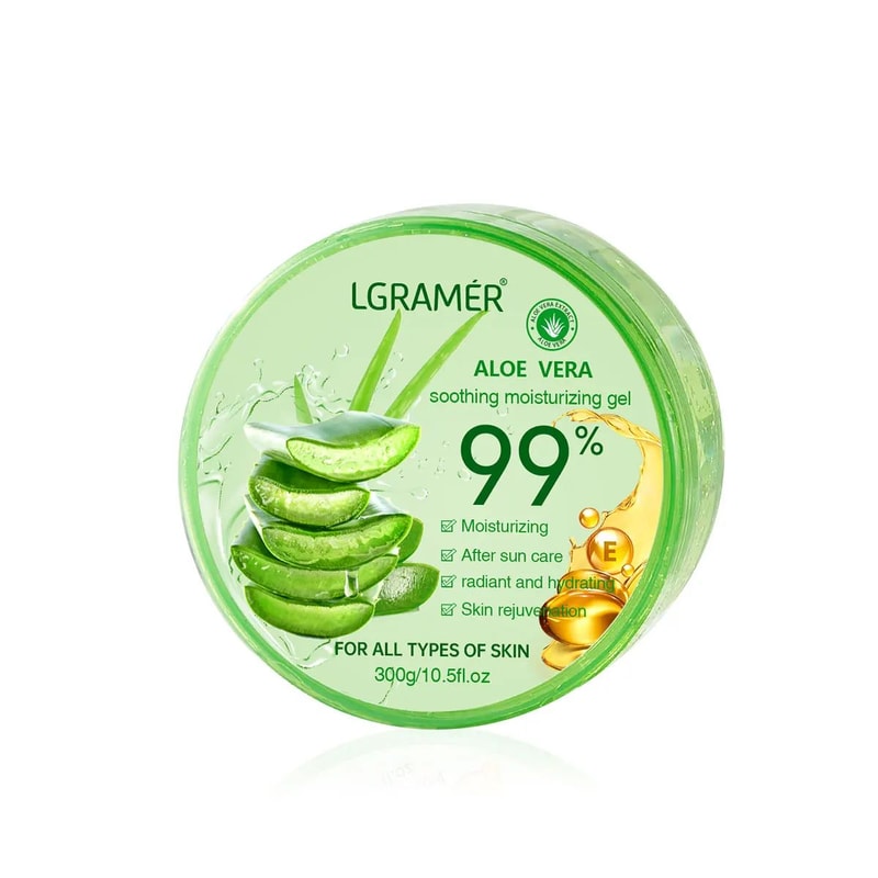 99 Percent Aloe Vera Gel Moisturizing Face And Body Hydrating Skin Care Gel 6
