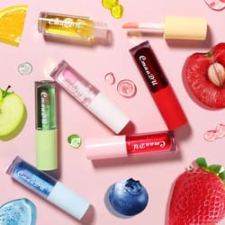 fruit flavor color changing lip oil hydrating gloss lip tint