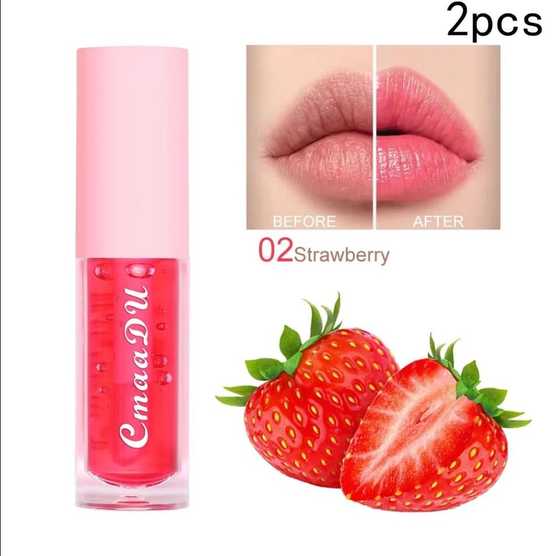 Fruit Flavor Color Changing Lip Oil Hydrating Gloss Lip Tint 10