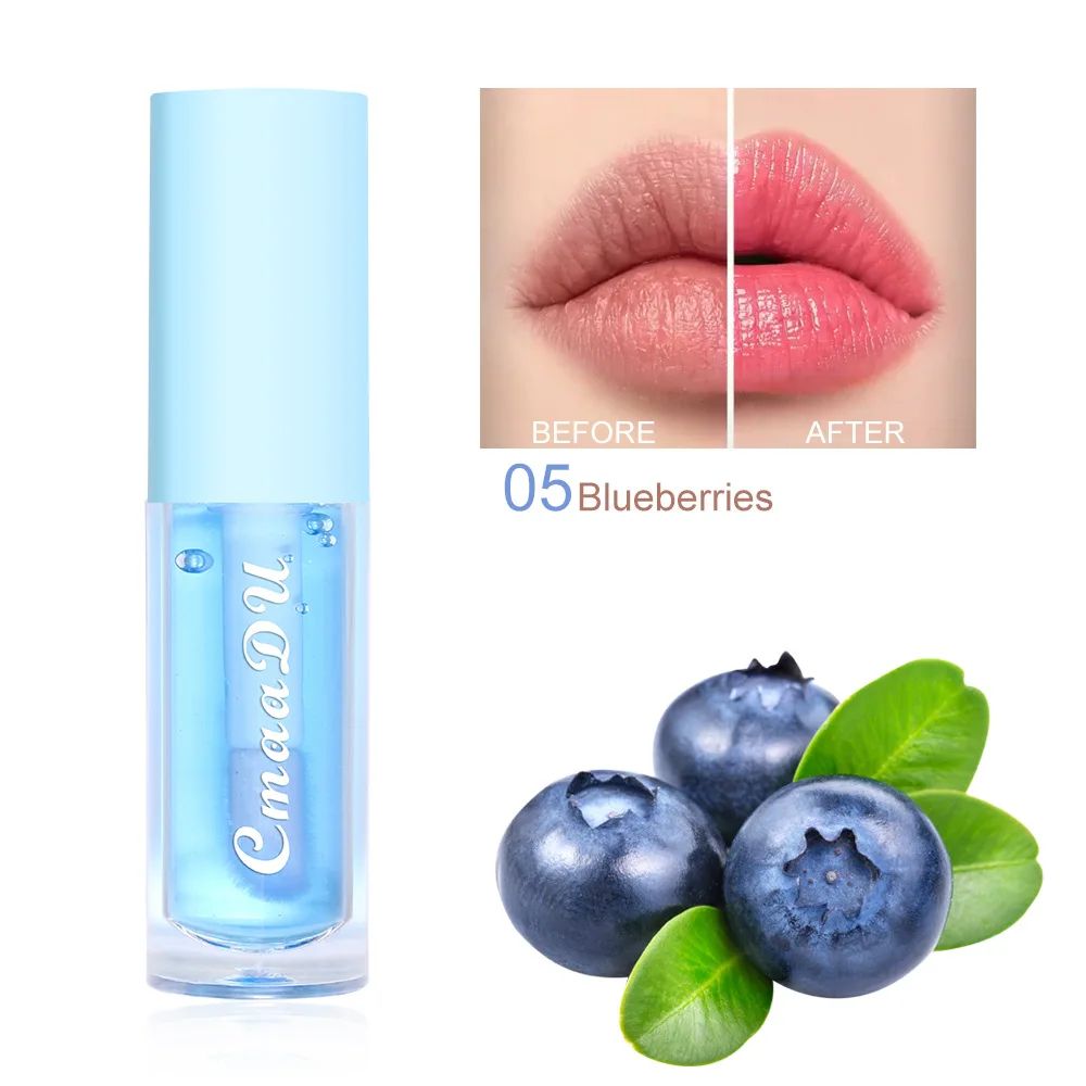 Fruit Flavor Color Changing Lip Oil Hydrating Gloss Lip Tint 17