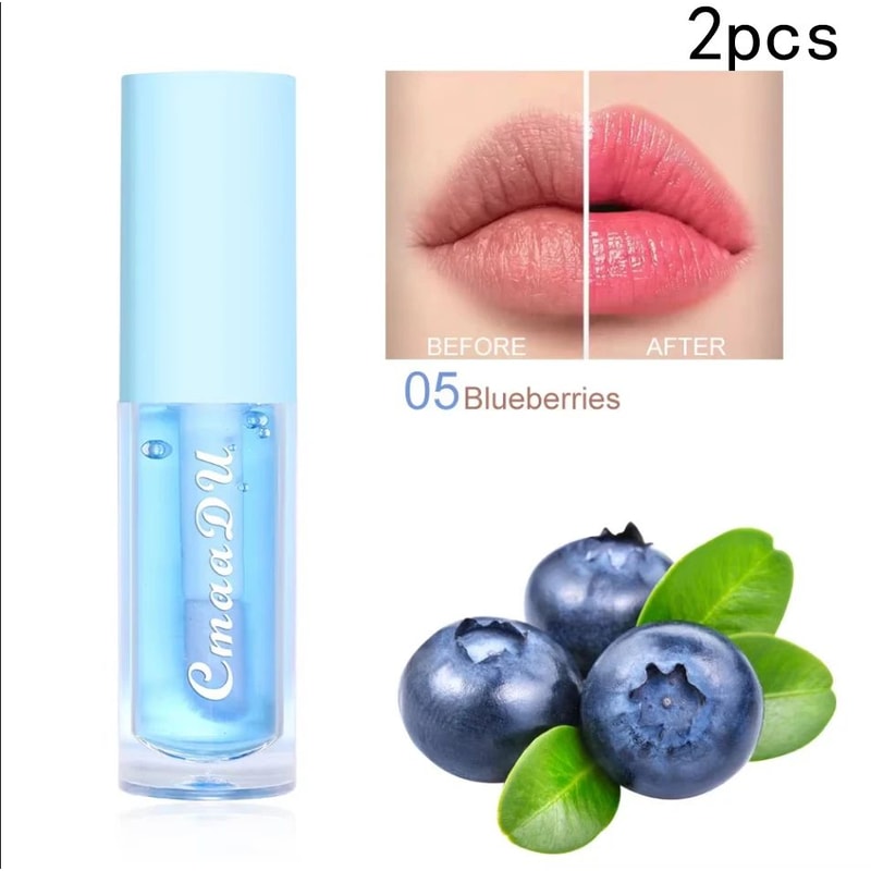 Fruit Flavor Color Changing Lip Oil Hydrating Gloss Lip Tint 18
