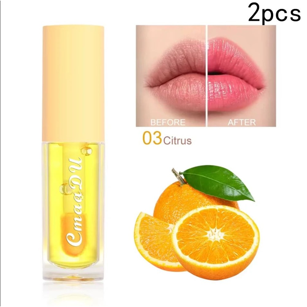 Fruit Flavor Color Changing Lip Oil Hydrating Gloss Lip Tint 12