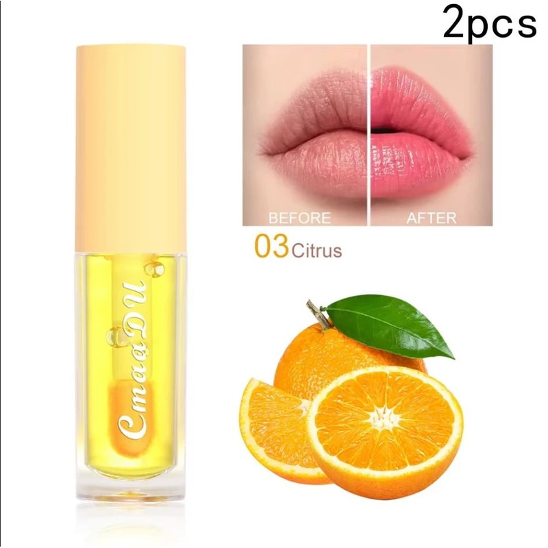 Fruit Flavor Color Changing Lip Oil Hydrating Gloss Lip Tint 12