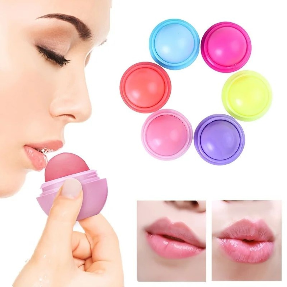 Cute Ball Lip Balm Hydrating Lip Balm Moisturizing Lip Care 1