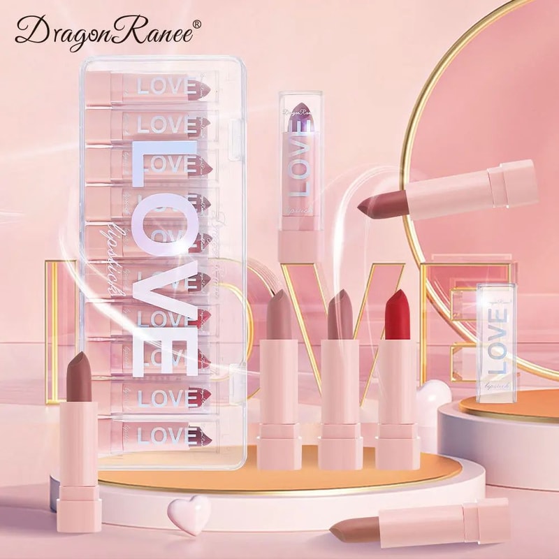 10 Piece Matte Lipstick Set Long Lasting Lipstick Kit With Lip Liner 1