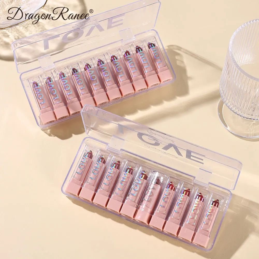 10 Piece Matte Lipstick Set Long Lasting Lipstick Kit With Lip Liner 3