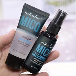 makeup primer and setting spray set long lasting makeup base duo