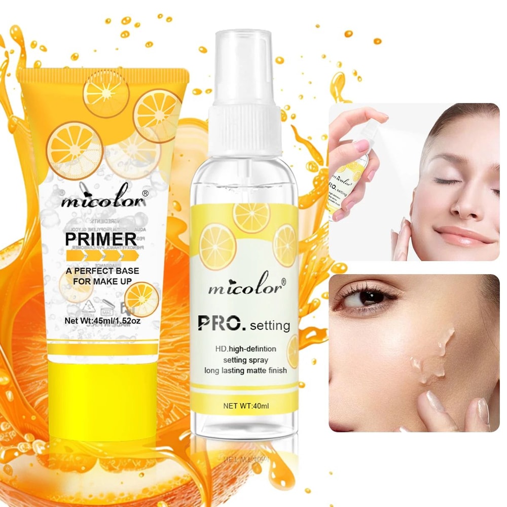 Makeup Primer And Setting Spray Set Long Lasting Makeup Base Duo 8