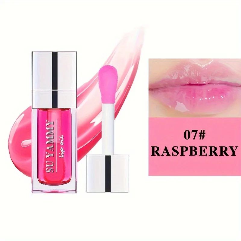 Hydrating Lip Glow Oil Moisturizing Lip Oil Gloss For Soft Shiny Lips 8