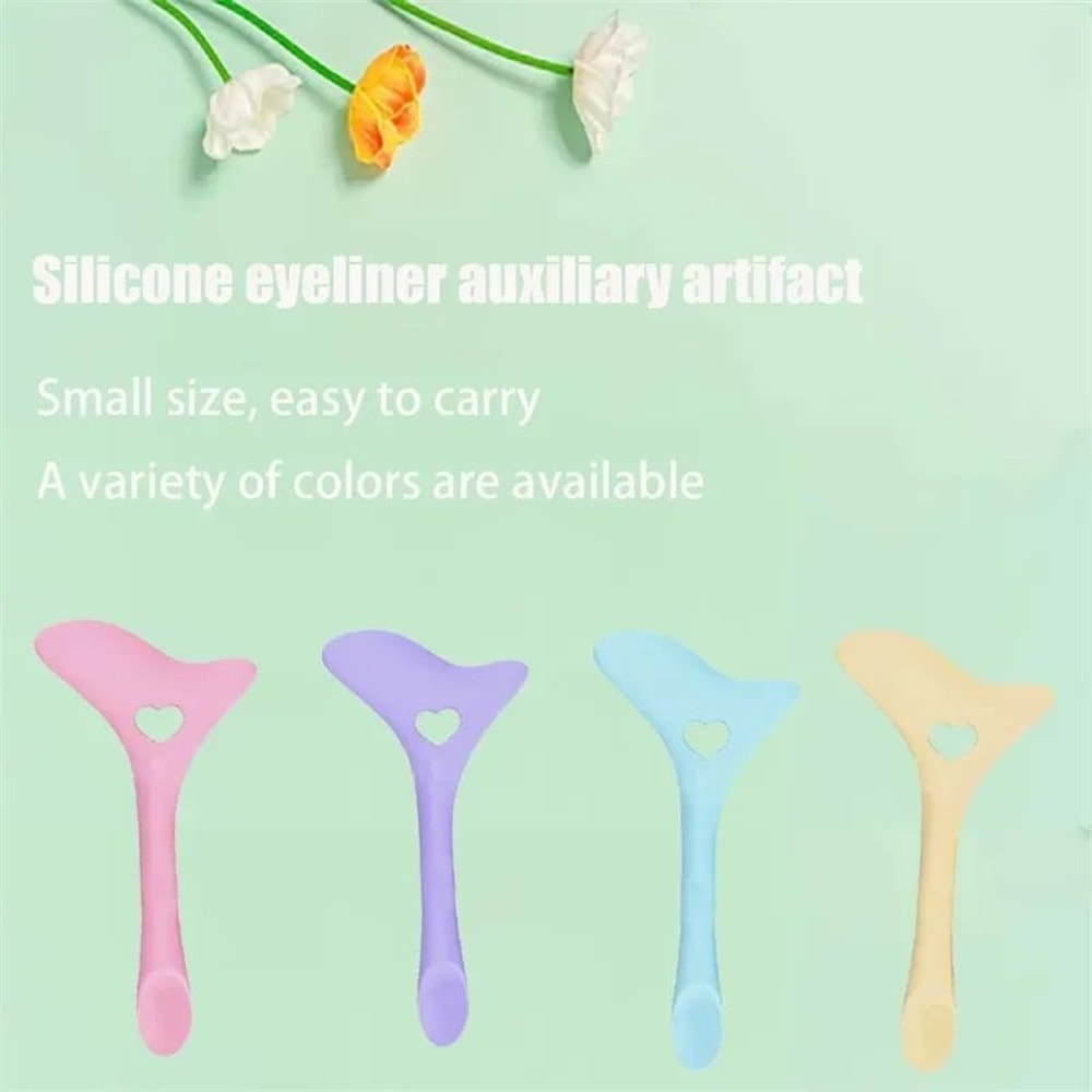 Silicone Eyeliner Stencil Winged Eyeliner Guide Makeup Tool 3