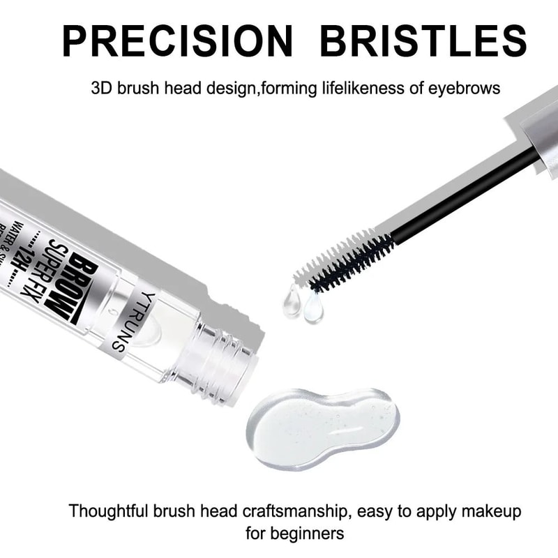 Waterproof Eyebrow Gel Long Lasting Smudge Proof Brow Gel 2