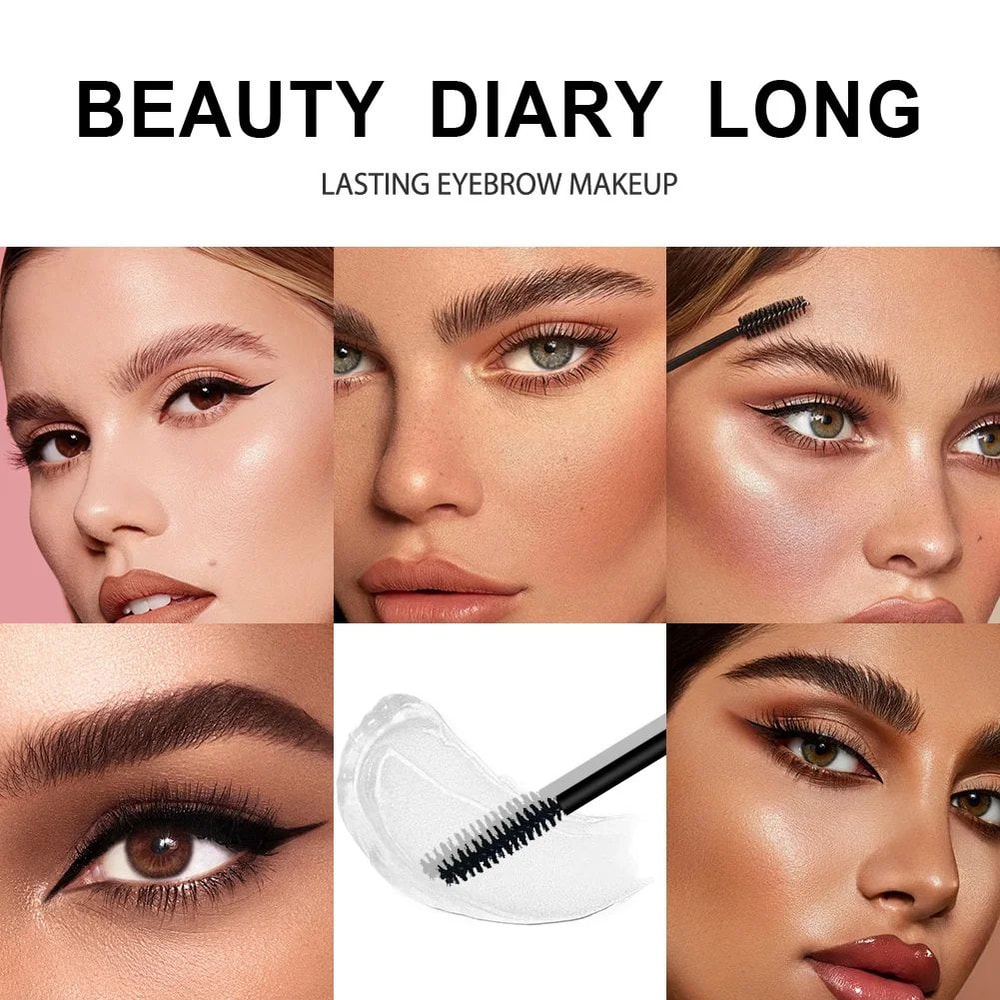 Waterproof Eyebrow Gel Long Lasting Smudge Proof Brow Gel 4