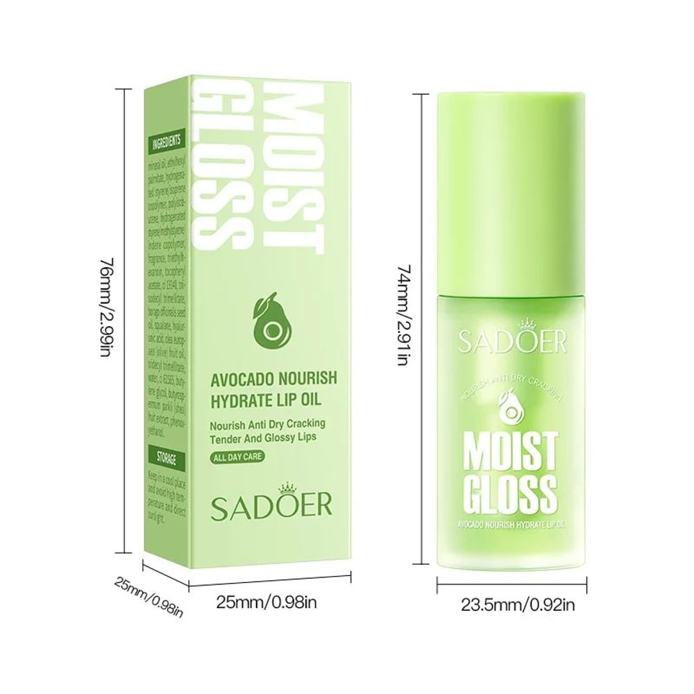 Avocado Fruit Lip Oil Hydrating Moisturizing Lip Oil For Dry Lips 3