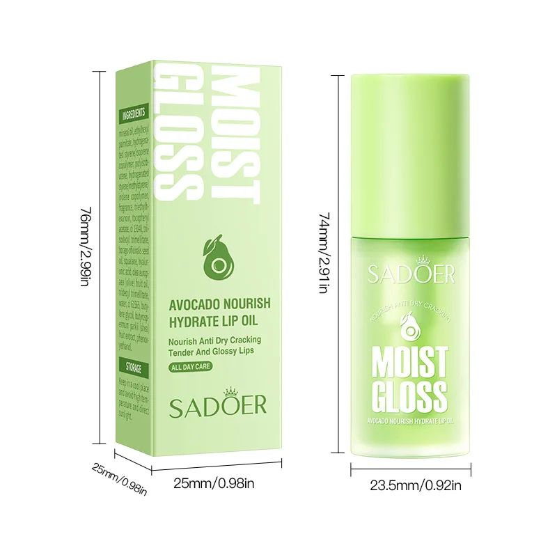 Avocado Fruit Lip Oil Hydrating Moisturizing Lip Oil For Dry Lips 3