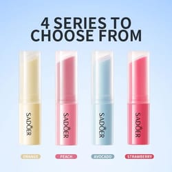 strawberry color changing lipstick moisturizing fruit lip balm tint