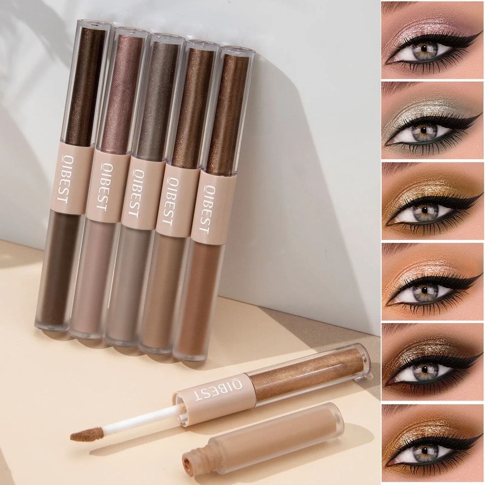 2 In 1 Eyeshadow Stick Matte And Shimmer Waterproof Eye Shadow Pen 0