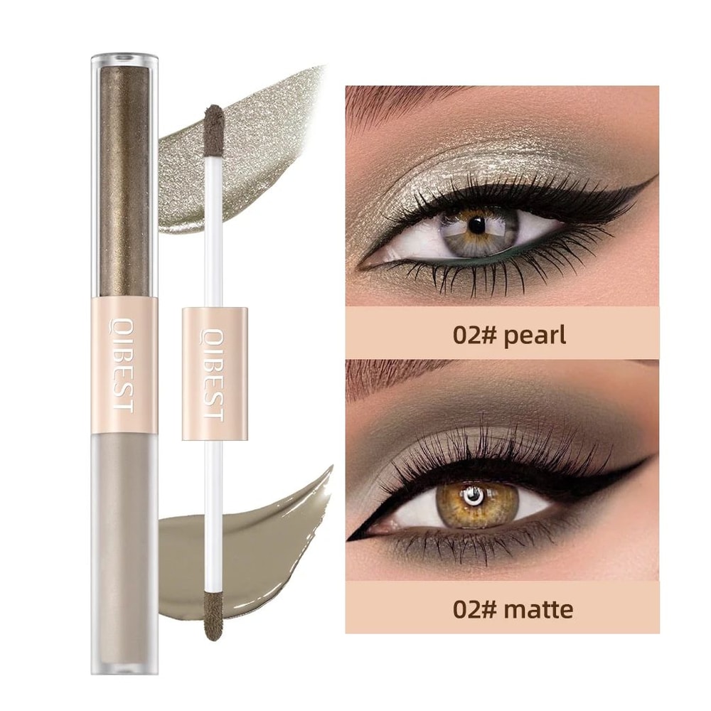 2 In 1 Eyeshadow Stick Matte And Shimmer Waterproof Eye Shadow Pen 7