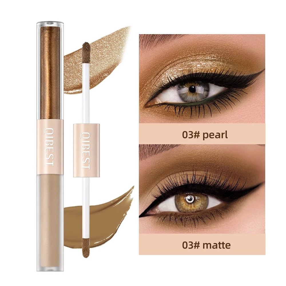 2 In 1 Eyeshadow Stick Matte And Shimmer Waterproof Eye Shadow Pen 8