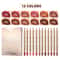 12 Color Lip Liner Pencil Set Long Lasting Matte Lip Liner Collection 2
