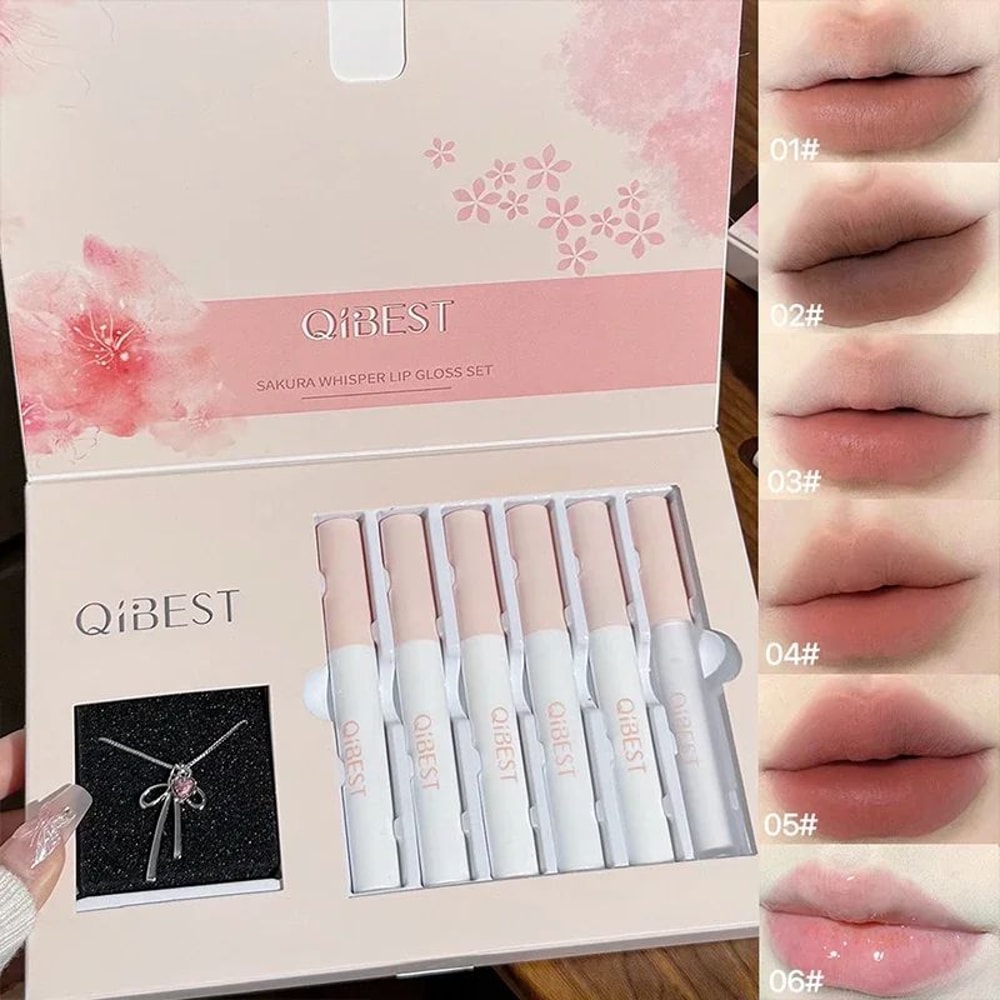 6 Piece Matte Liquid Lipstick Set Long Lasting Velvet Lipstick Kit 2