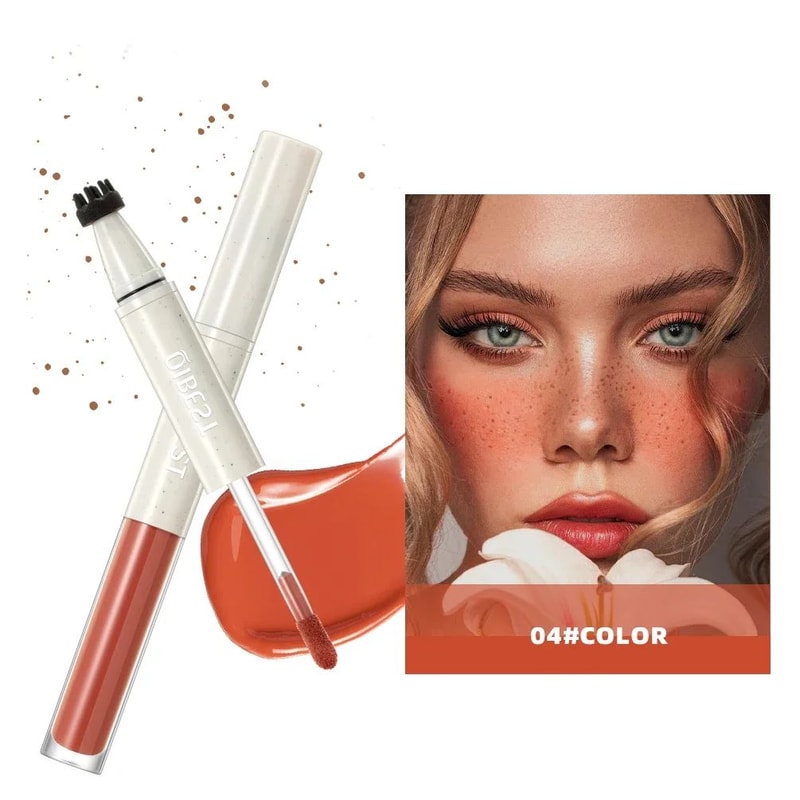 Double Ended Freckles Stamp Pen And Liquid Blush Makeup Stick 6