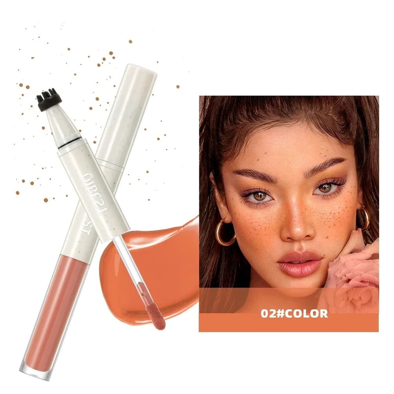 Double Ended Freckles Stamp Pen And Liquid Blush Makeup Stick 8