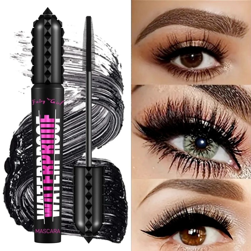 Waterproof Lengthening Mascara 4D Lash Volume Black Mascara 0
