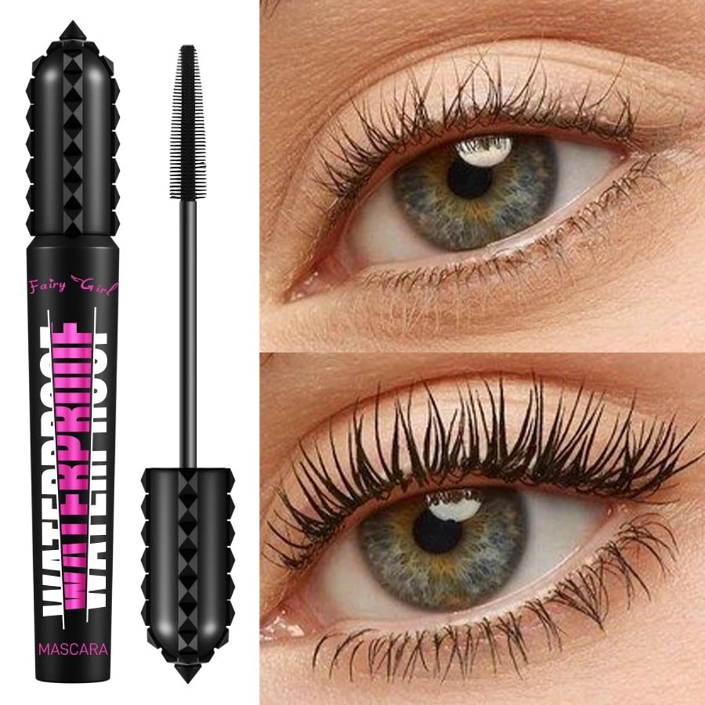 Waterproof Lengthening Mascara 4D Lash Volume Black Mascara 2