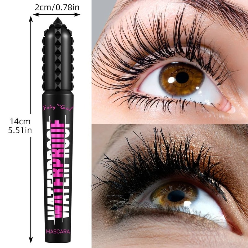 Waterproof Lengthening Mascara 4D Lash Volume Black Mascara 4