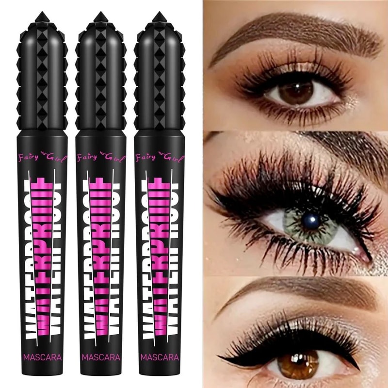 Waterproof Lengthening Mascara 4D Lash Volume Black Mascara 7