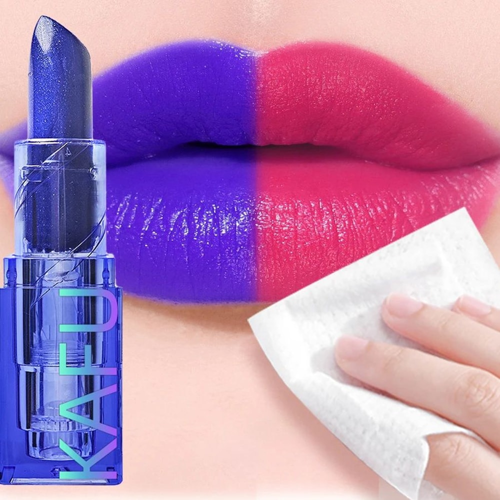 Blue Rose Color Changing Lipstick Moisturizing Temperature Lipstick 1