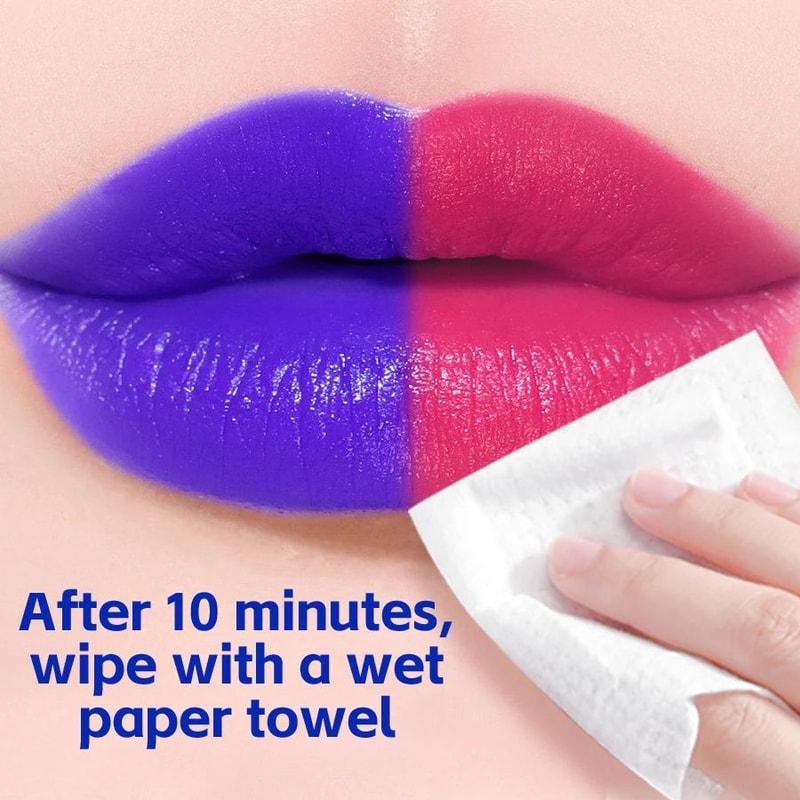 Blue Rose Color Changing Lipstick Moisturizing Temperature Lipstick 4